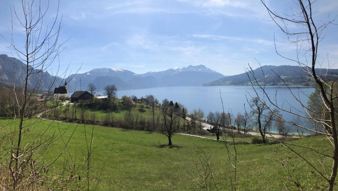 Fewo Atterseeperle - 80M2 Mit See- Und Gebirgsblick Steinbach am Attersee Εξωτερικό φωτογραφία