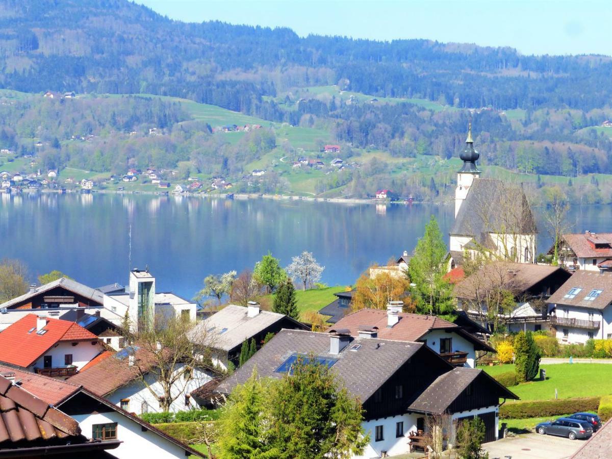 Fewo Atterseeperle - 80M2 Mit See- Und Gebirgsblick Steinbach am Attersee Εξωτερικό φωτογραφία
